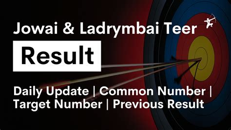 teer result jowai ladrymbai